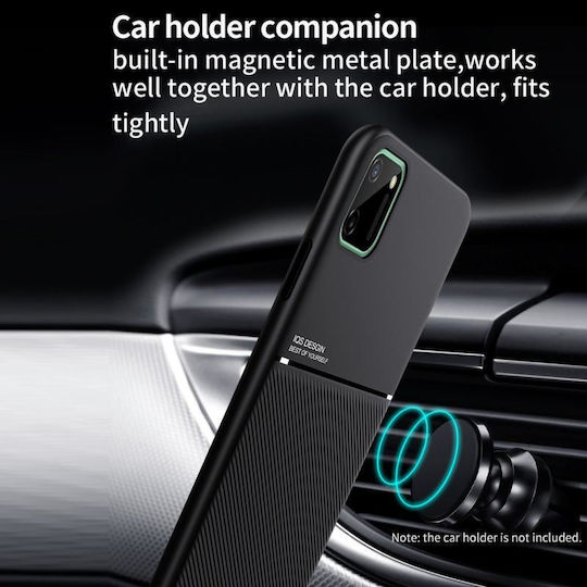 Classic Back Cover Plastic / Silicone Magnetic Black (Realme C11)