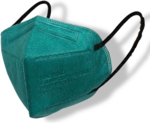 Mască de protecție Țesătură FFP2 Verde B0B2RD643H 30buc