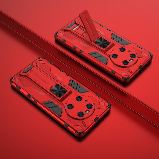 Supersonic Umschlag Rückseite Kunststoff / Silikon Rot (Huawei Mate 40 Pro)