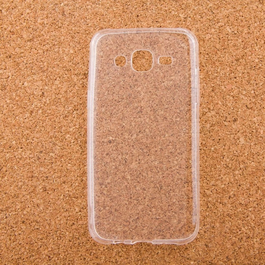 J500 Umschlag Rückseite Silikon / Kunststoff 0.75mm Transparent (Galaxy J5)