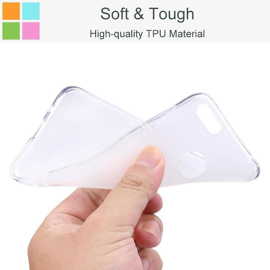 Transparent TPU Protective Case Frosted Finish Lenovo A5 L18011 White