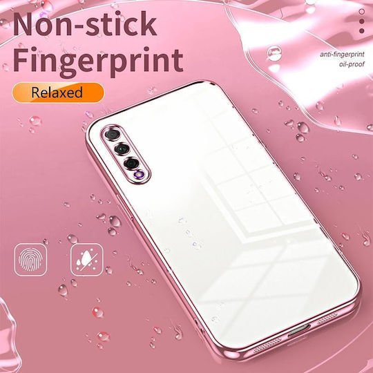 Honor 9X Pro Huawei Y9s Transparent Plating Fine Hole Phone Case Purple
