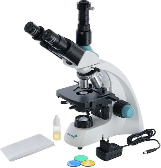 Levenhuk 400T Trinocular Digital Biological Microscope Trinocular