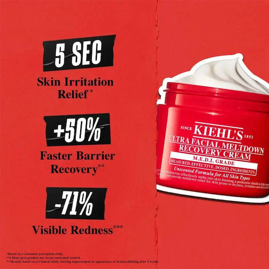 Light Regenerating Cream Kiehl's Ultra Facial Meltdown Recovery Cream Capacity Ml 28