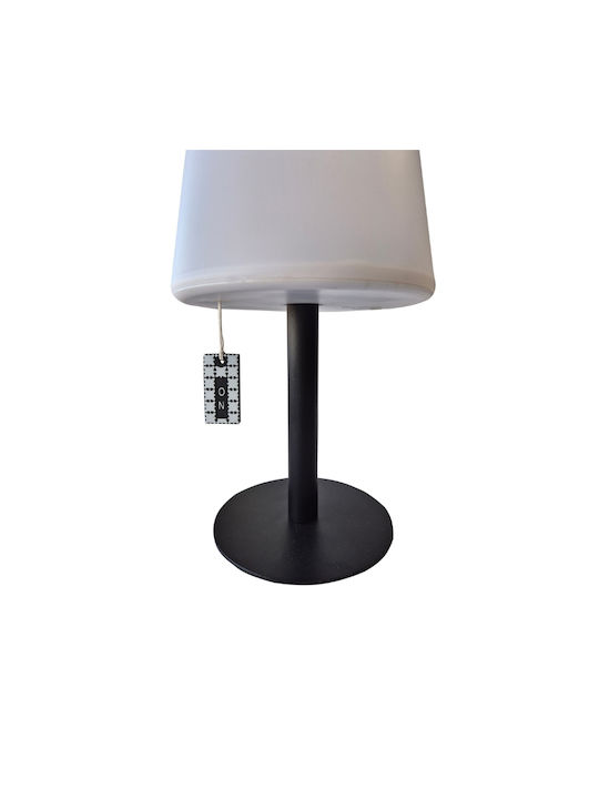 Addliving 3236 Tischlampe LED mit Schirm und Schwarz Basis