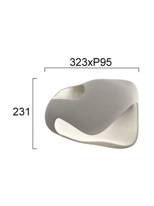 Viokef Debby Lamp Wall Gray 32.3x23.1cm