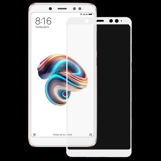 Ultra 3D Full Face Tempered Glass Λευκό (Redmi Note 5)