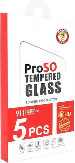 Hat-prince 2.5D 0.26mm Full Face Tempered Glass 5pcs Black (Huawei P10 Lite)