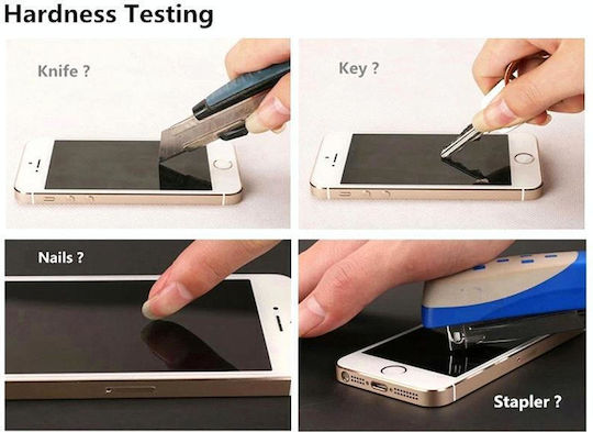 Edge 0.26mm Full Face Tempered Glass Negru (iPhone 6 / 6S Plus)