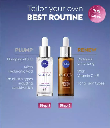 Удобна Опаковка Стягане На Кожата Nivea Hyaluron Cellular Filler