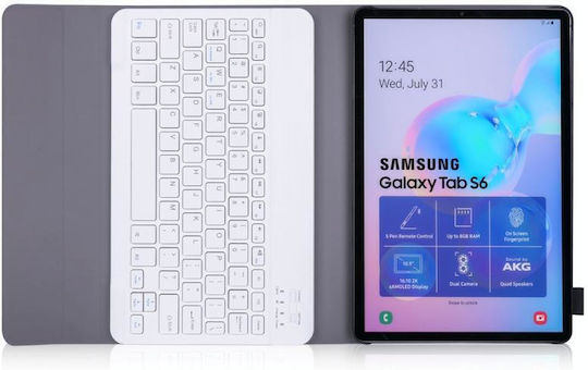 Flip Cover Cu Tastatură În Engleză SUA Auriu Samsung Galaxy Tab S6