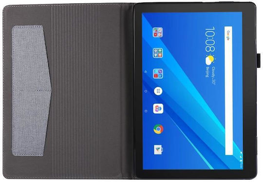 Tab M10 Horizontal Flip Flip Cover Γκρι (Lenovo Tab M10)