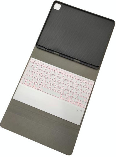 Flip Cover Cu Tastatură În Engleză SUA Roșie (iPad Pro De 12,9 Inchi 2020 Și 2018)