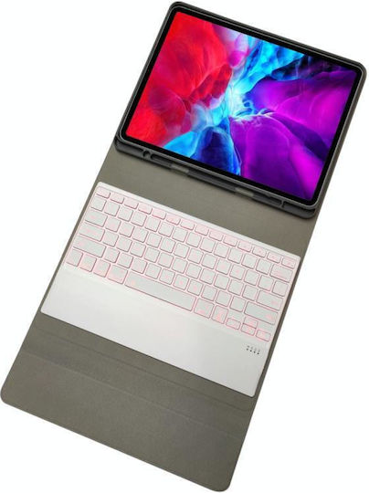 Flip Cover Cu Tastatură În Engleză SUA Roșie (iPad Pro De 12,9 Inchi 2020 Și 2018)