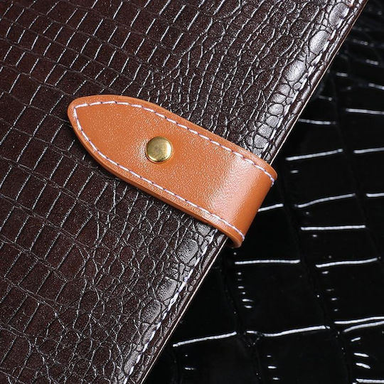 10 5g Idewei Crocodile Texture Horizontal Book Δερμάτινο Μπλε (TCL 10 5G (idewei))
