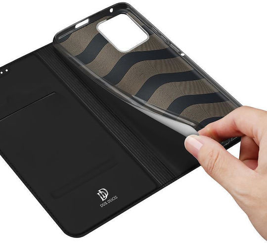 Skin Pro Series Book Leather / Synthetic Leather / Silicone Black (Motorola Edge 40 Pro)