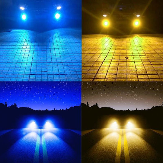 Λάμπες Αυτοκινήτου H7 LED 3000K Θερμό Λευκό 12W 2τμχ