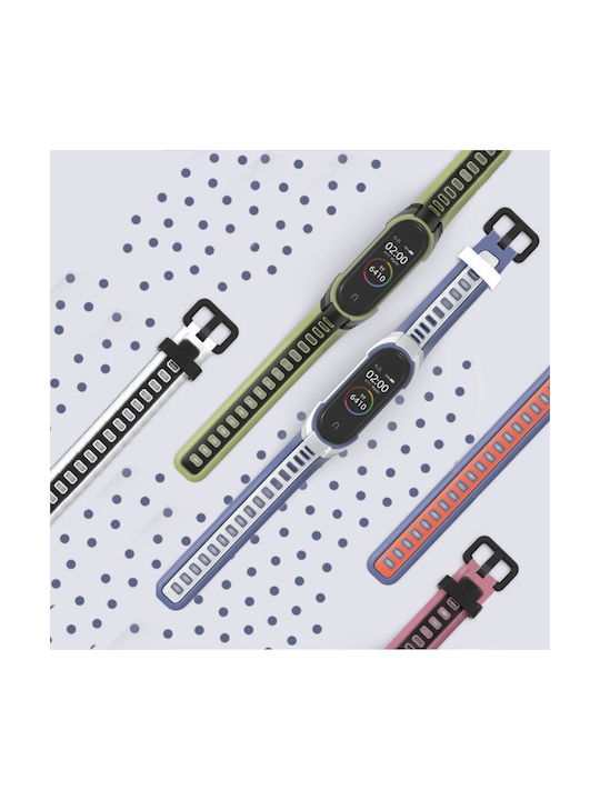 Λουράκι Σιλικόνης Μαύρο (Mi Smart Band 5/Mi Smart Band 6)