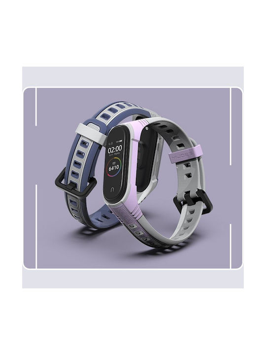 Λουράκι Σιλικόνης Μαύρο (Mi Smart Band 5/Mi Smart Band 6)