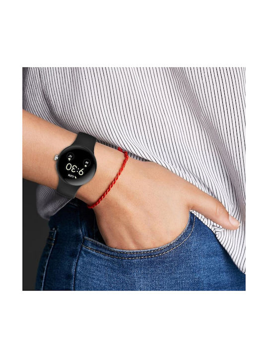 Google Pixel Watch 2 Solid Color Silicone Watch Band Size:l Size Sky Blue