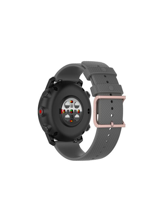 Polar Grit X Vantage M 22mm Dot Texture Watch Band Grey
