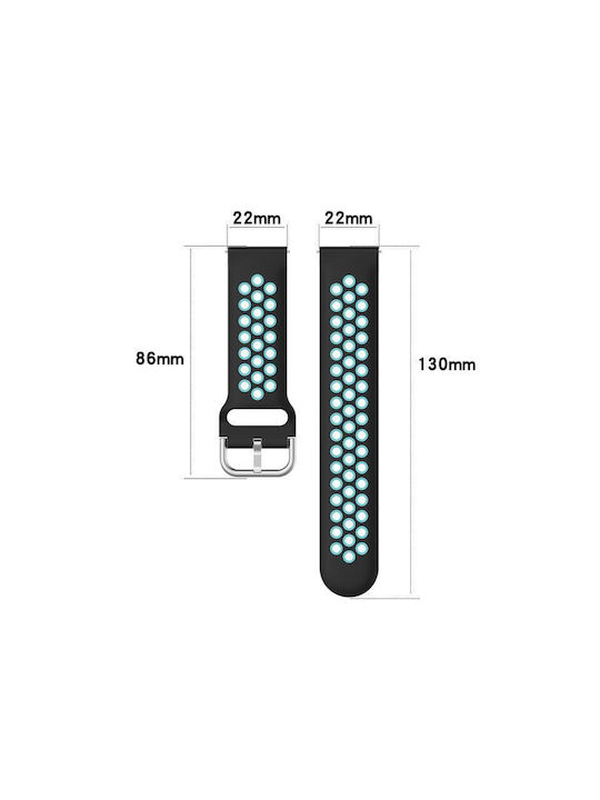 Каишка Силикон Черен (Amazfit GTR 2, Amazfit)