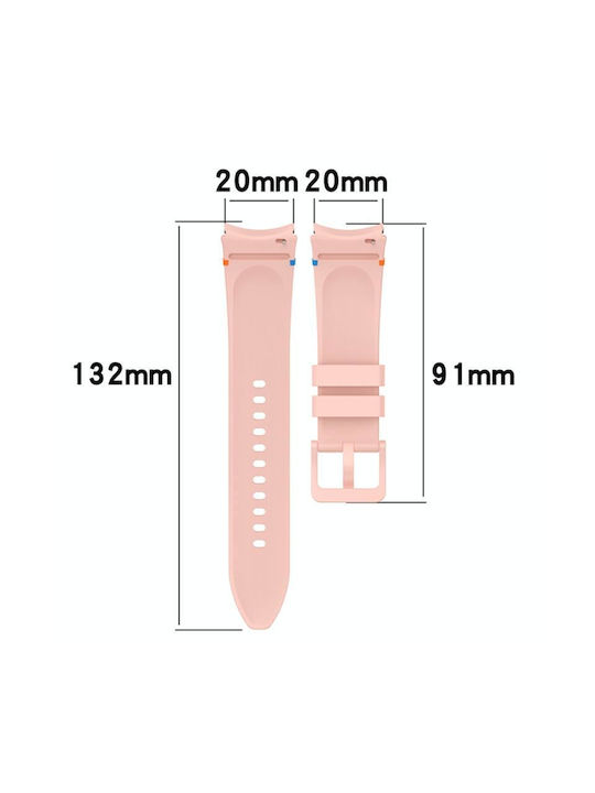 Samsung Galaxy Watch 7 40 44mm Official Solid Stitched Silicone Watch Band Yellow
