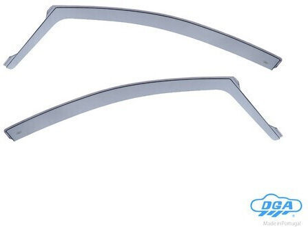 DGA Set of Windbreakers Front Car Dark Fime for Fiat Ducato 1981-1994 2pcs