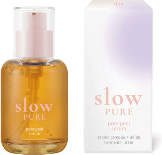 Ser Exfoliant Pentru Pori Tannin Complex + Filtrat Fermentat Bifida Ser Peel Pentru Pori Slowpure 50 Ml