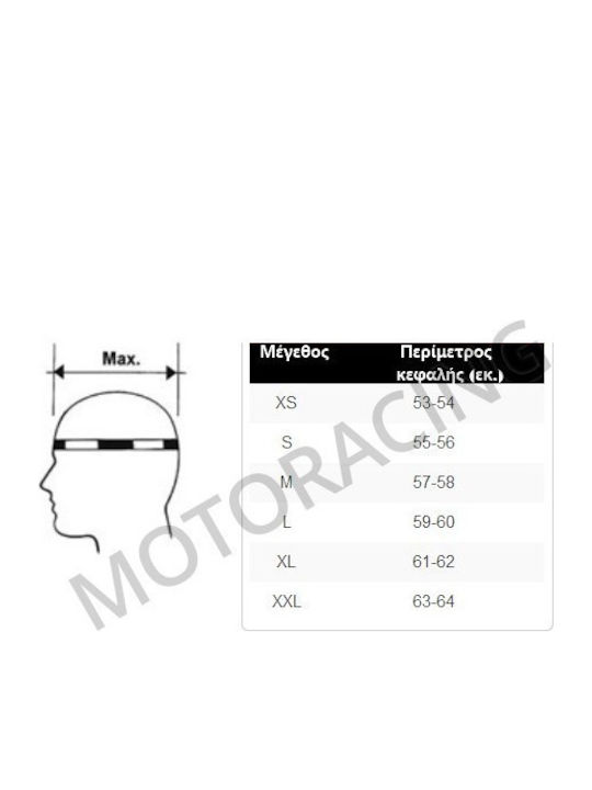 Zen ZN-883 Black Motorradhelm Volles Gesicht