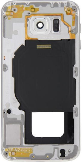 Capac Baterie Alb pentru Galaxy S6 / G920F