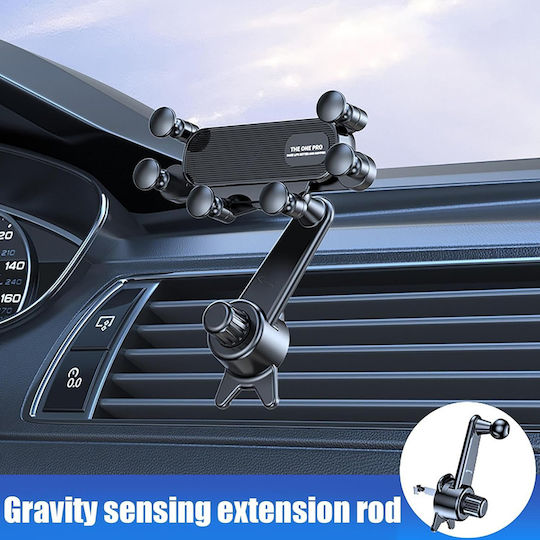 Treqa BC-T23 Handyhalterung Auto mit verstellbaren Haken Schwarz