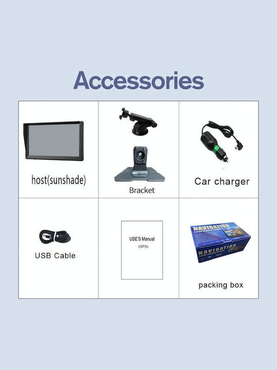 Ηχοσύστημα Αυτοκινήτου (Bluetooth/USB/WiFi/GPS) με Οθόνη Αφής 9"