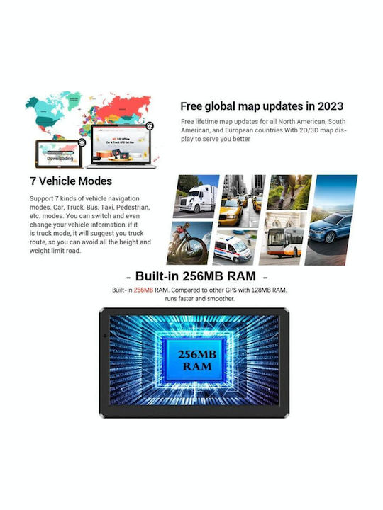 Ηχοσύστημα Αυτοκινήτου (Bluetooth/USB/WiFi/GPS) με Οθόνη Αφής 9"