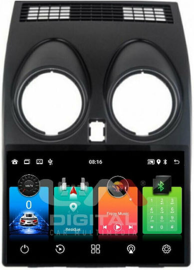 LM Digital Ηχοσύστημα Αυτοκινήτου για Nissan Qashqai 2007 2013 (Bluetooth/USB/WiFi/GPS/Apple-Carplay/Android-Auto)