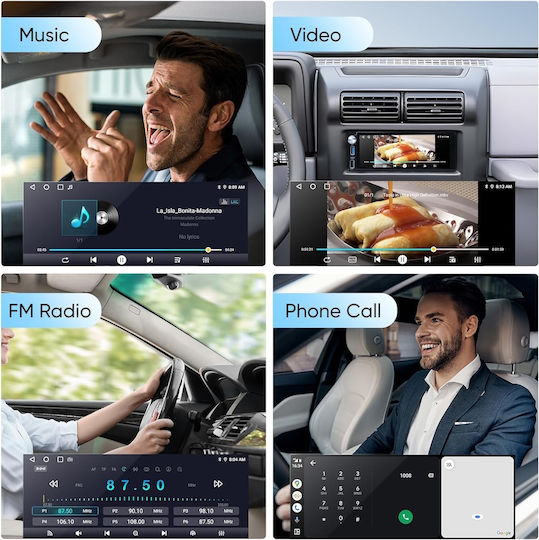 LM Digital Ηχοσύστημα Αυτοκινήτου 2011+ (Bluetooth/USB/WiFi/GPS/Apple-Carplay/Android-Auto) με Οθόνη Αφής 6.86"