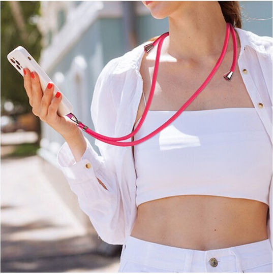 Zanae Necklace Lace Κινητό Juice Pink