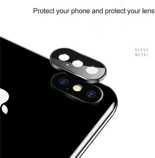 Camera Protection Metal Frame Silver for the iPhone X