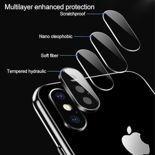 Camera Protection Metal Frame Silver for the iPhone X