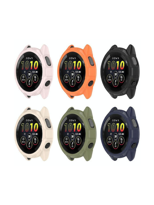 Forerunner Carcasă de Plastic cu Sticlă în culoarea Alb pentru Garmin Forerunner 265