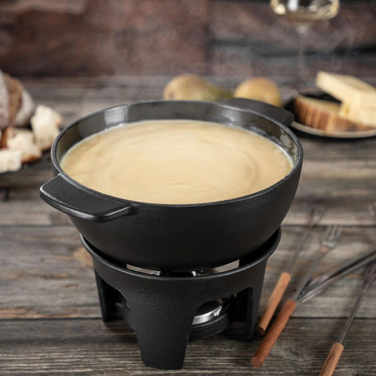 Kuhn Rikon Vas pentru Fondue cu lumină de ceai Din fonta Negru 42buc
