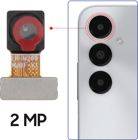 Samsung A05s A057 Camera Back Macro 2mp Gh81-24369a Original Service Pack