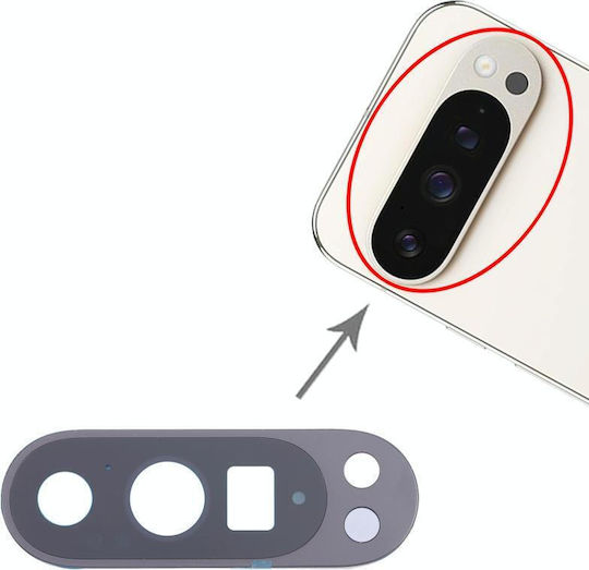 Google Pixel 9 Pro Γνήσιο Κάλυμμα Φακού Κάμερας Μαύρο