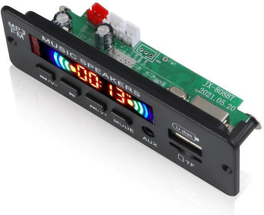 FM Transmitter Αυτοκινήτου JX808BT με AUX / Bluetooth / USB