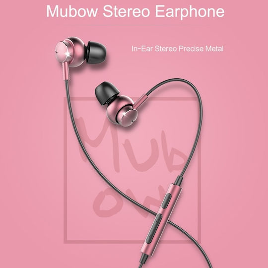 SAS4418RG In-ear Handsfree Headphones with Connector 3.5mm Gold