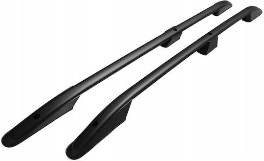 Omtec Parallel Aluminum Roof Bars Black Color Elegance L2 Ford Tourneo Custom 2023+ Maximum Load Weight 75kg Omtec 2 Pieces 2659930lb/om