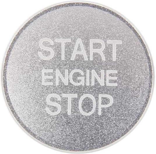 Button Car Ignition Button Gray