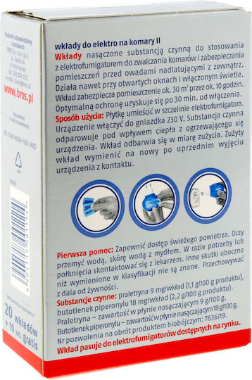 Bros Insektenabwehrtabletten für Mücken 20cm