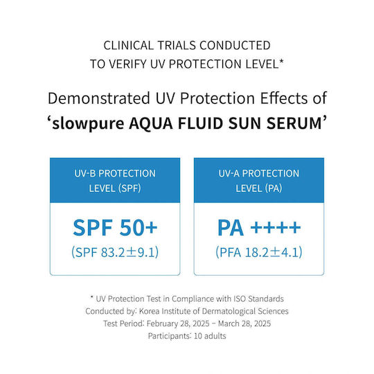 Slowpure Serum Pentru Față Cu Protecție Solară SPF50+ 50ml