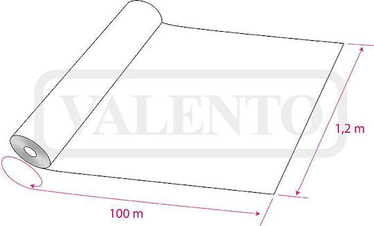 Valento Disposable Table Cover Roll Orange 120cm 1pcs Valento